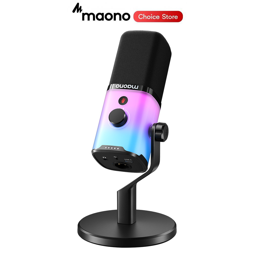Gaming Headset With Mic Rgb - Mikrofon do gier MAONO PD100X, mikrofon
