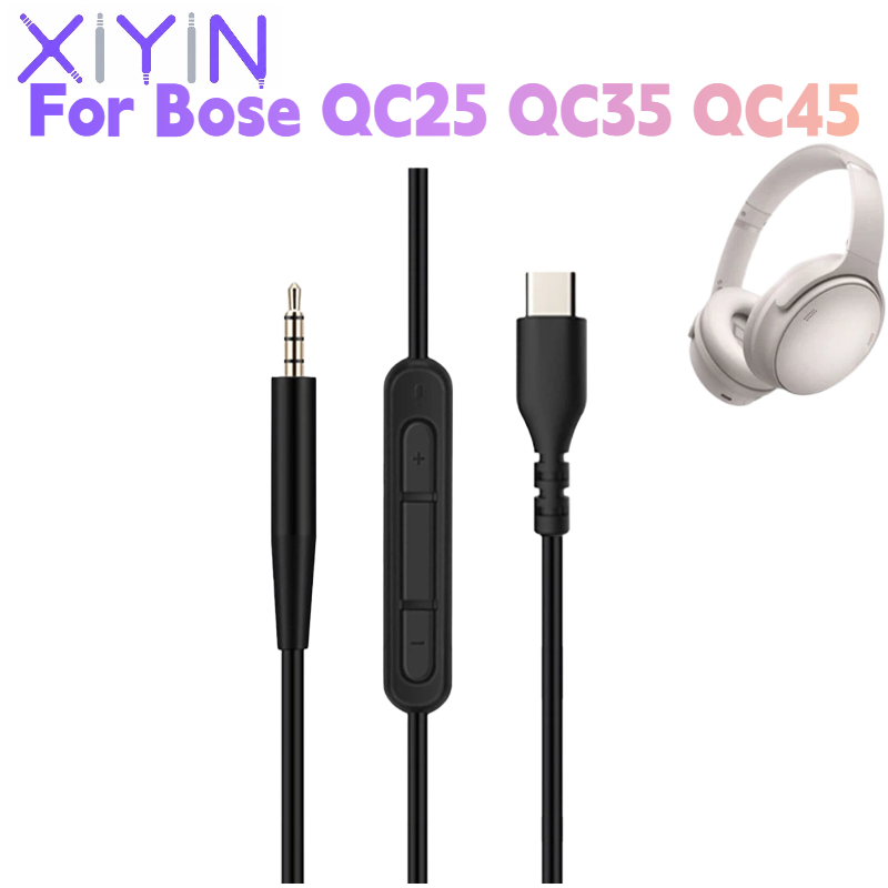 Type C Wired Earphones With Mic - Kabel audio DAC Type C USB