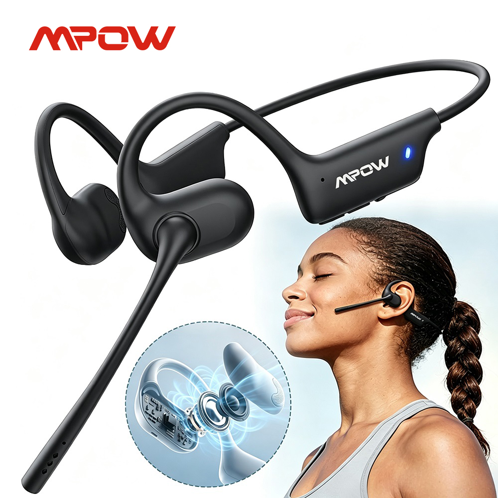 Open Ear Air Conduction Headphones - Słuchawki sportowe Mpow O1 Open Ear,