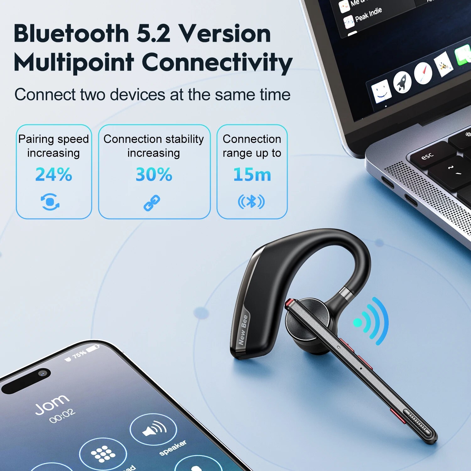 Nowy bezprzewodowy zestaw słuc – Open Ear Air Conduction Headphones recenzja i cena