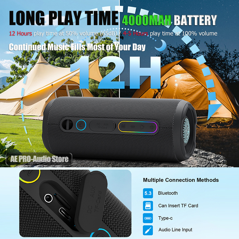 Przenośny głośnik Bluetooth 30 – Portable Bluetooth Speaker Waterproof Ipx7 recenzja i cena