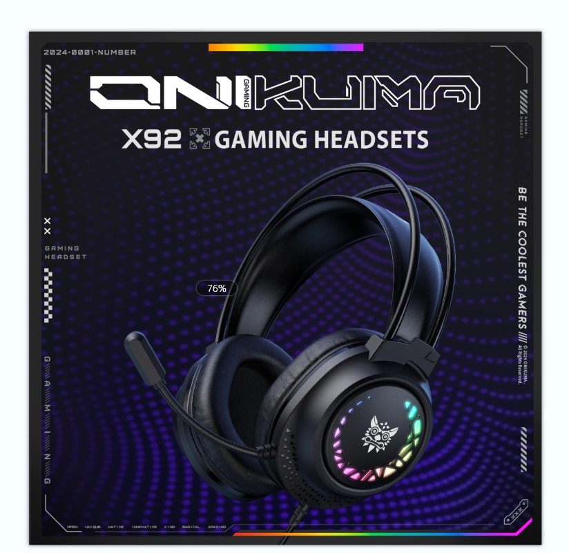 Słuchawki gamingowe ONIKUMA X9 – Gaming Headset With Mic Rgb recenzja i cena