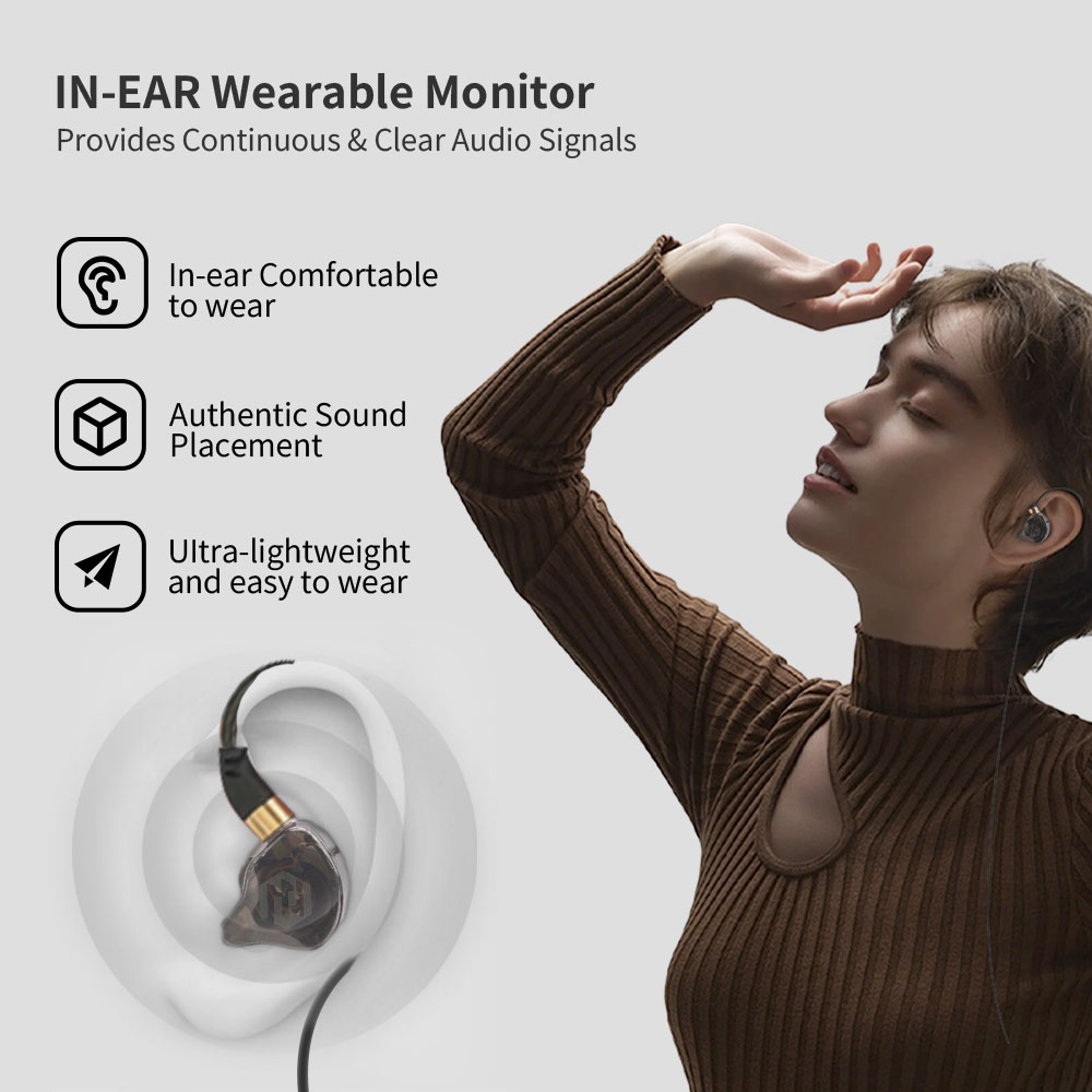 LMBGM SE9 UHF Bezprzewodowy Sy – In Ear Monitors For Singers recenzja i cena